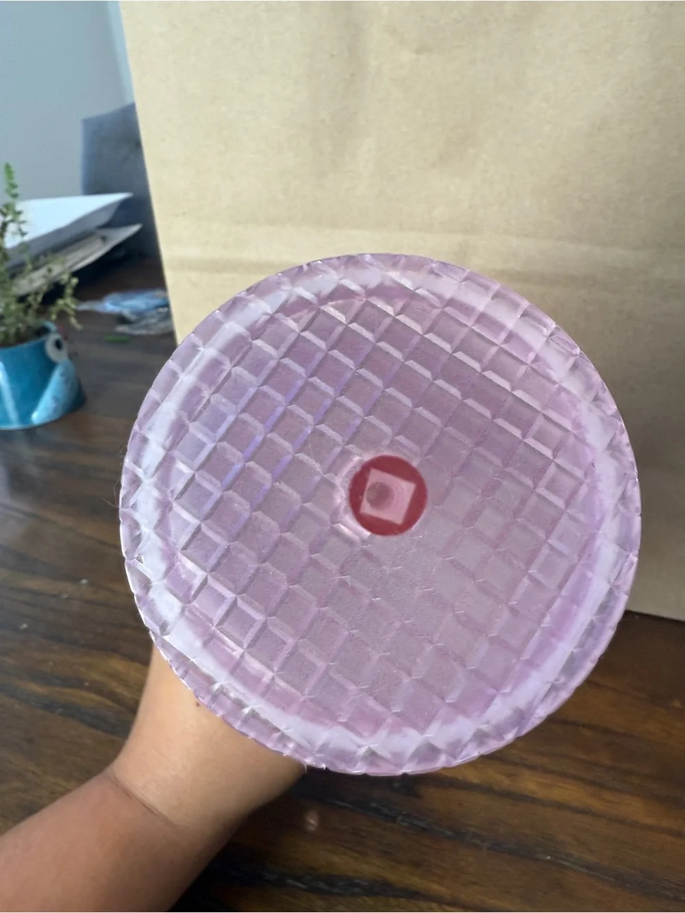 Starbucks Iridescent Lavender Studded Tumbler with Straw